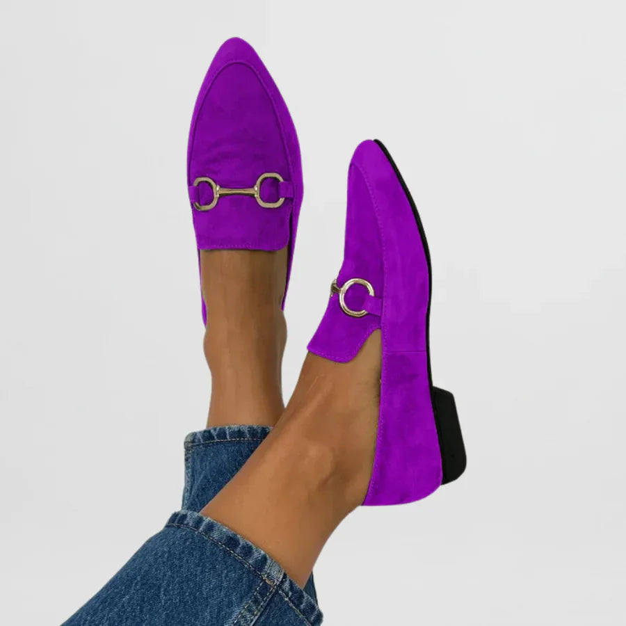 Lorette | Farverige og elegante boho-loafers