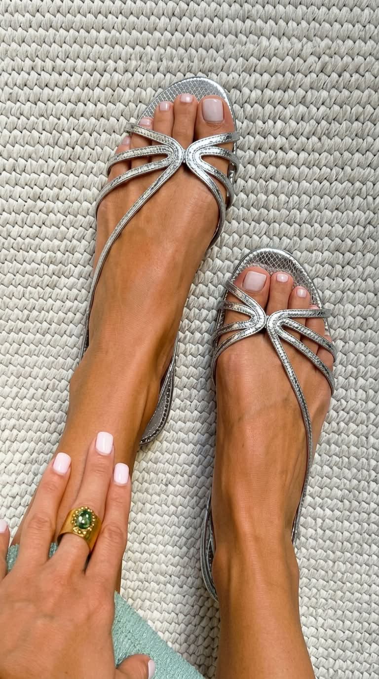 Ginevra | Gouden Sandalen Zomerse Elegantie