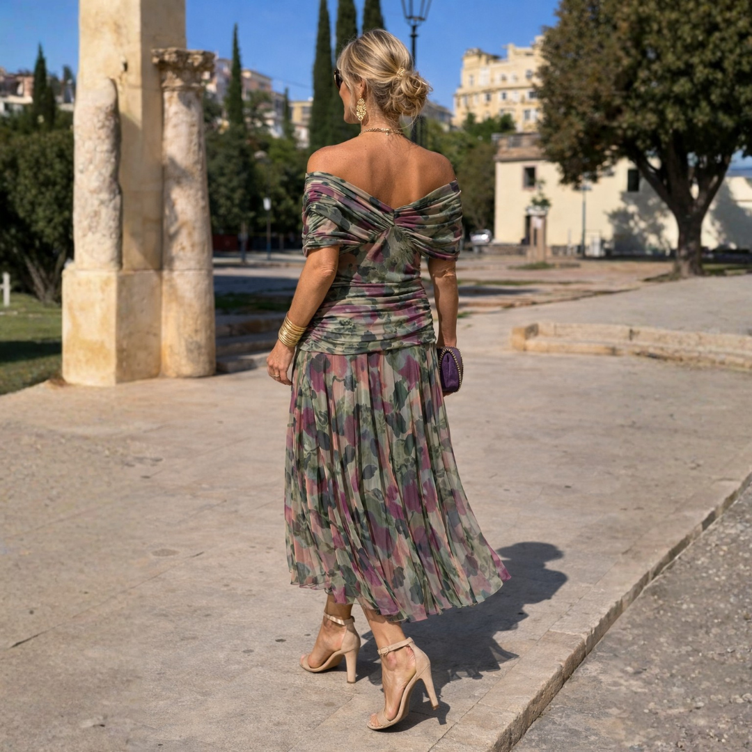 Lydia | chiffon jurk