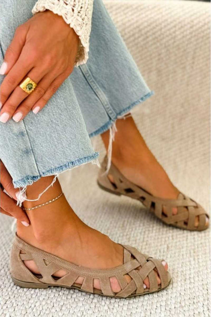 Caterina | Gevlochten Zomersandalen