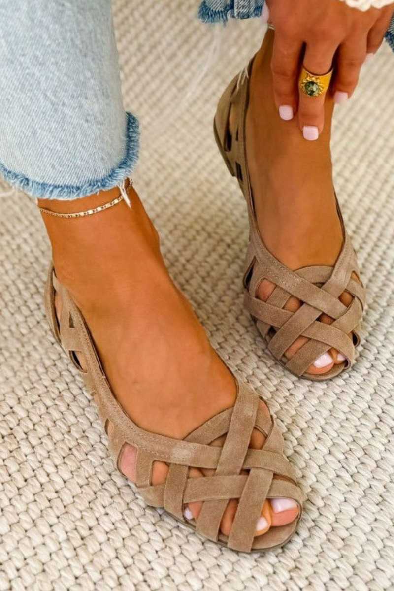 Caterina | Gevlochten Zomersandalen