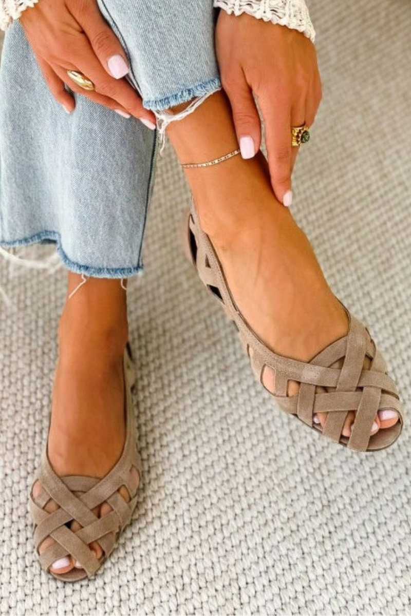Caterina | Gevlochten Zomersandalen