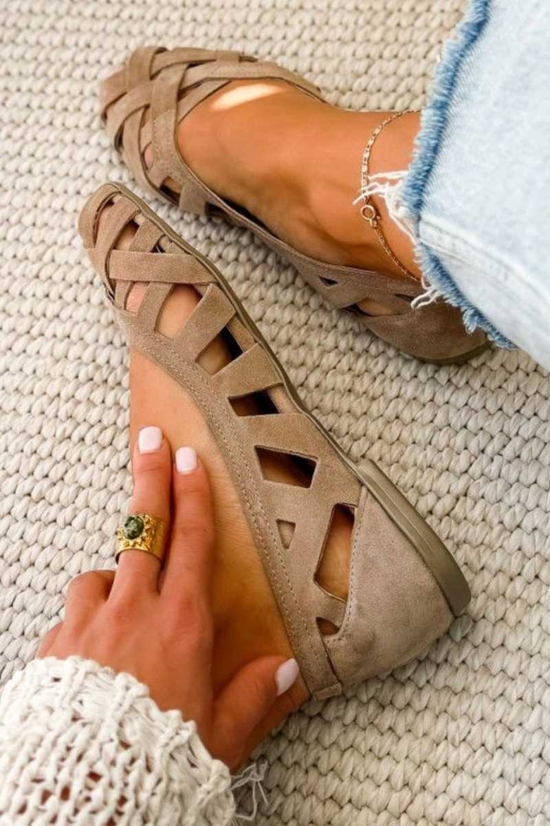 Caterina | Gevlochten Zomersandalen