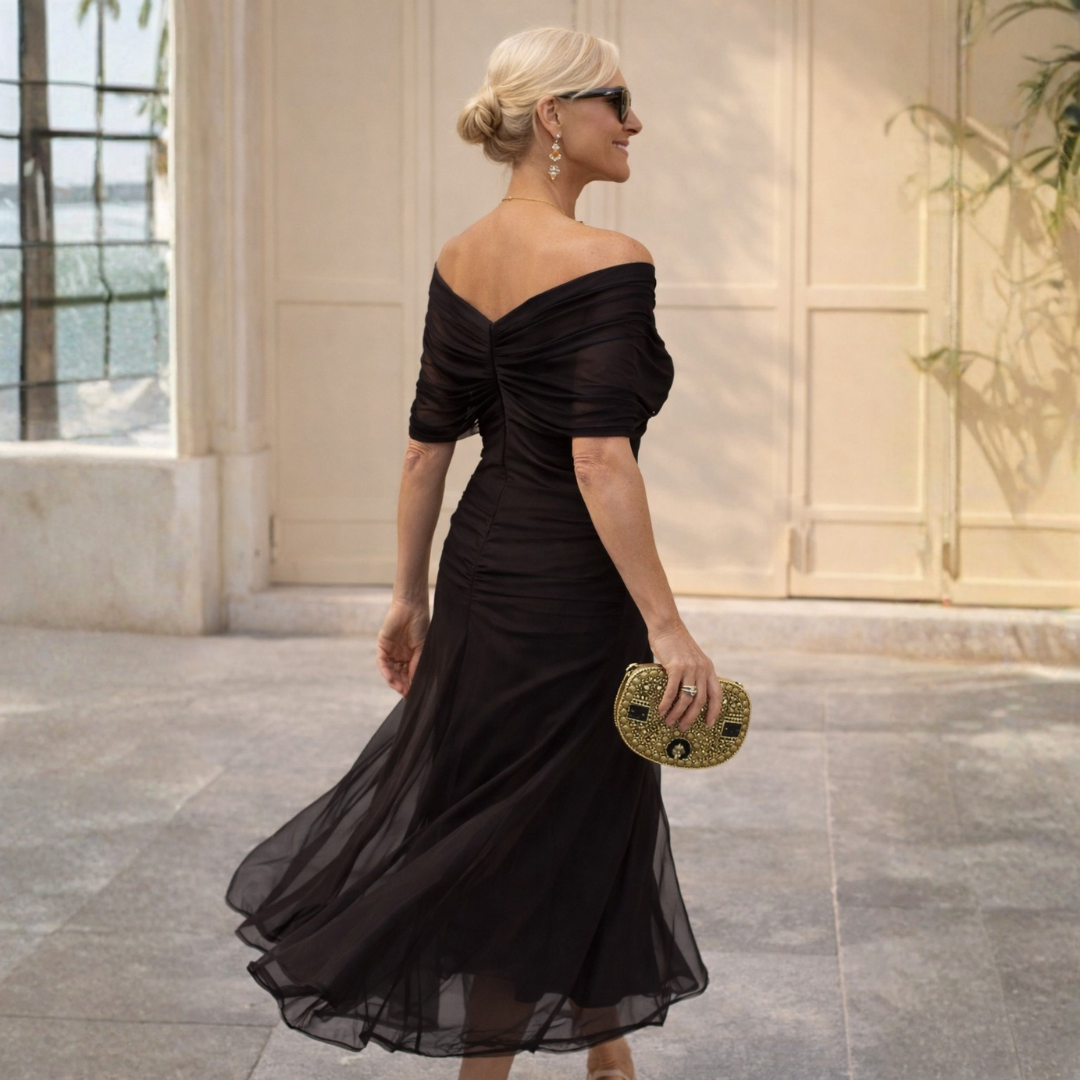 Lydia | chiffon jurk