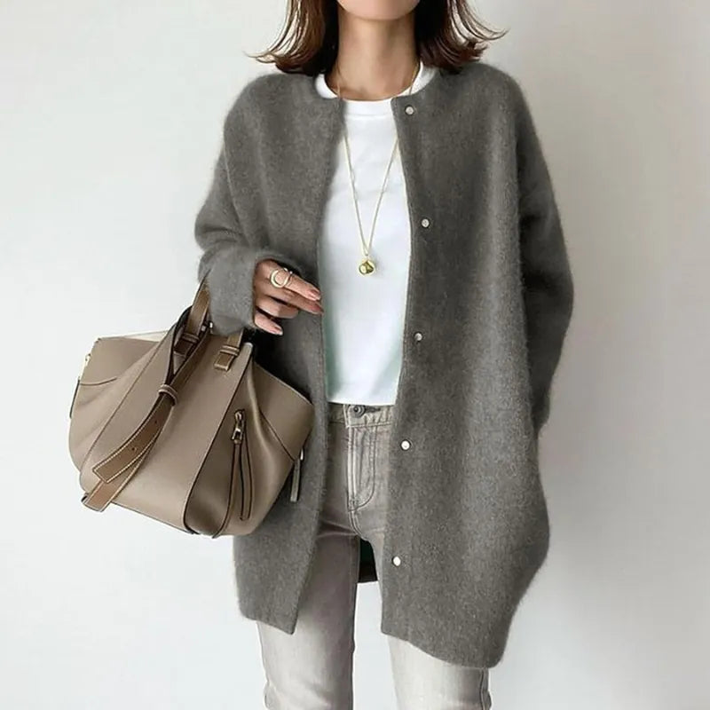 Juliette™ – Lang cardigan i blød uld