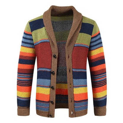 Farverig Cardigan i Uld – Blød, Varm og Stilfuld