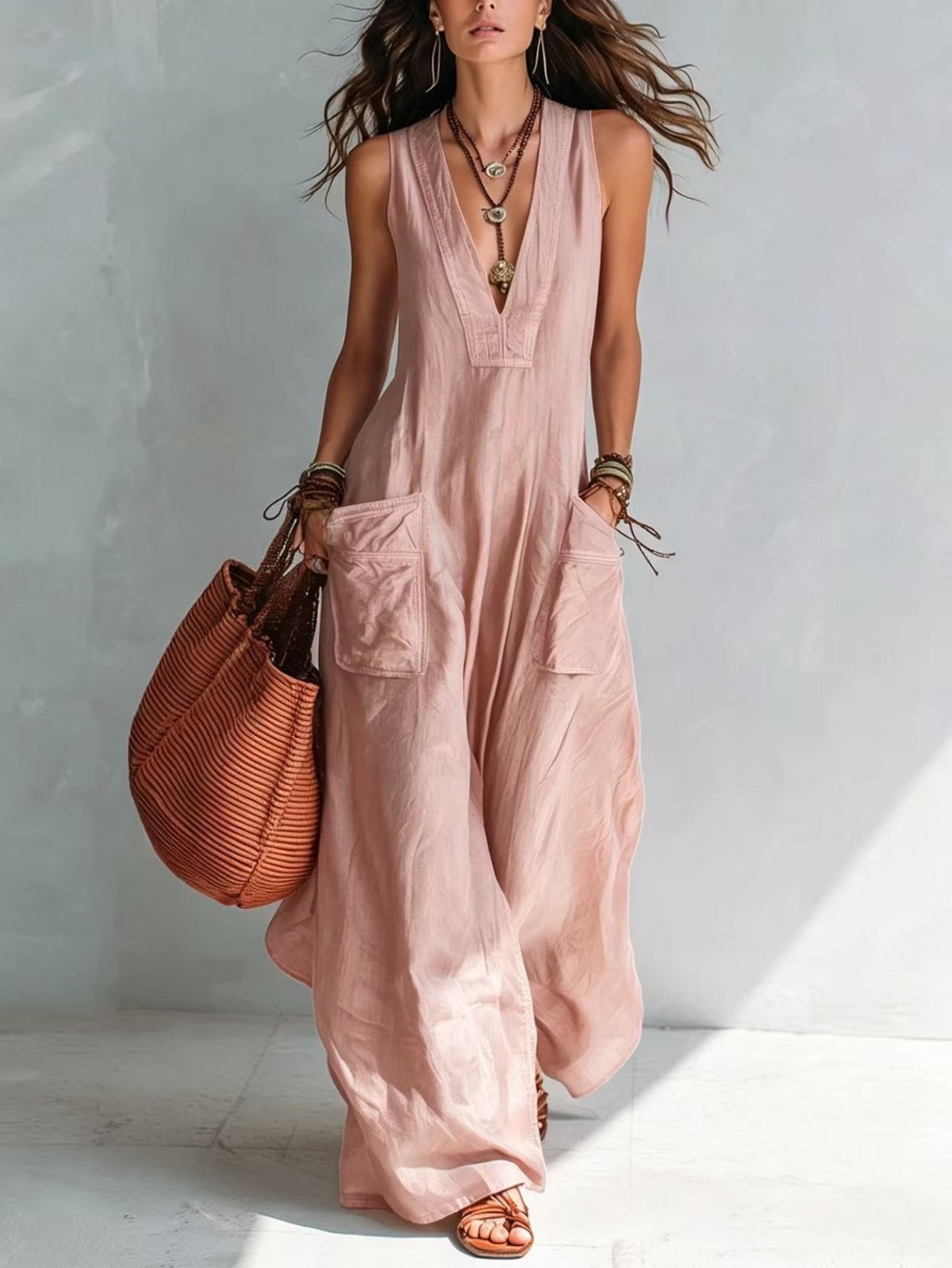 Eleonor | Mouwloze jumpsuit