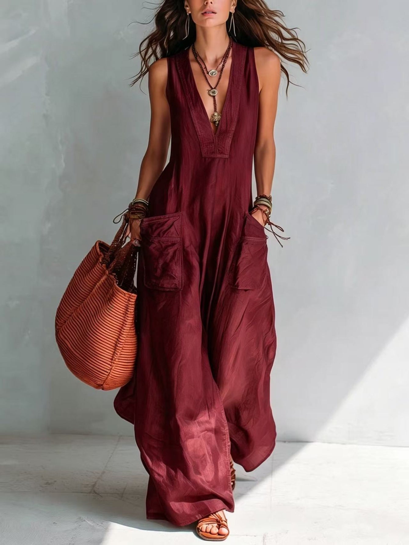 Eleonor | Mouwloze jumpsuit