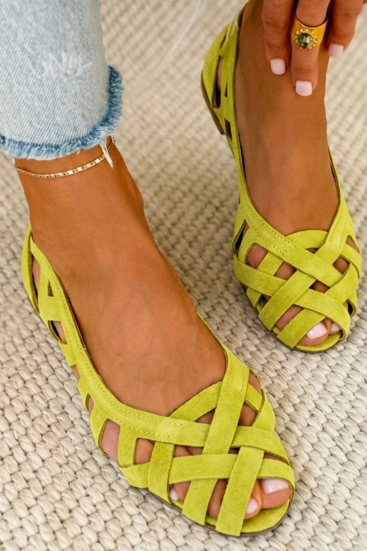 Caterina | Gevlochten Zomersandalen
