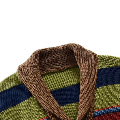 Farverig Cardigan i Uld – Blød, Varm og Stilfuld