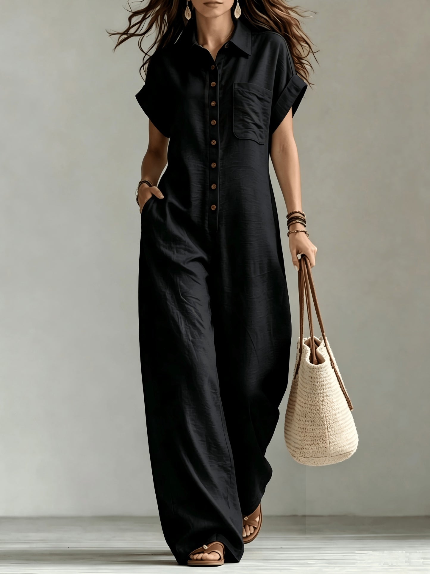 Lisa | linnen jumpsuit
