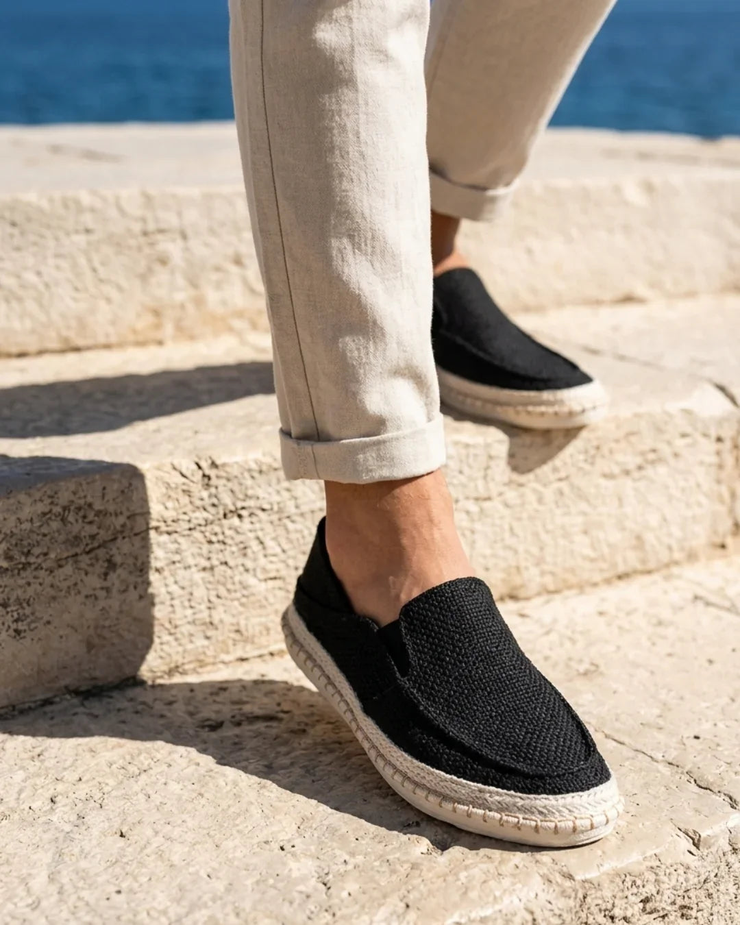 Renzo | Comfortabele zomerse espadrilles voor heren