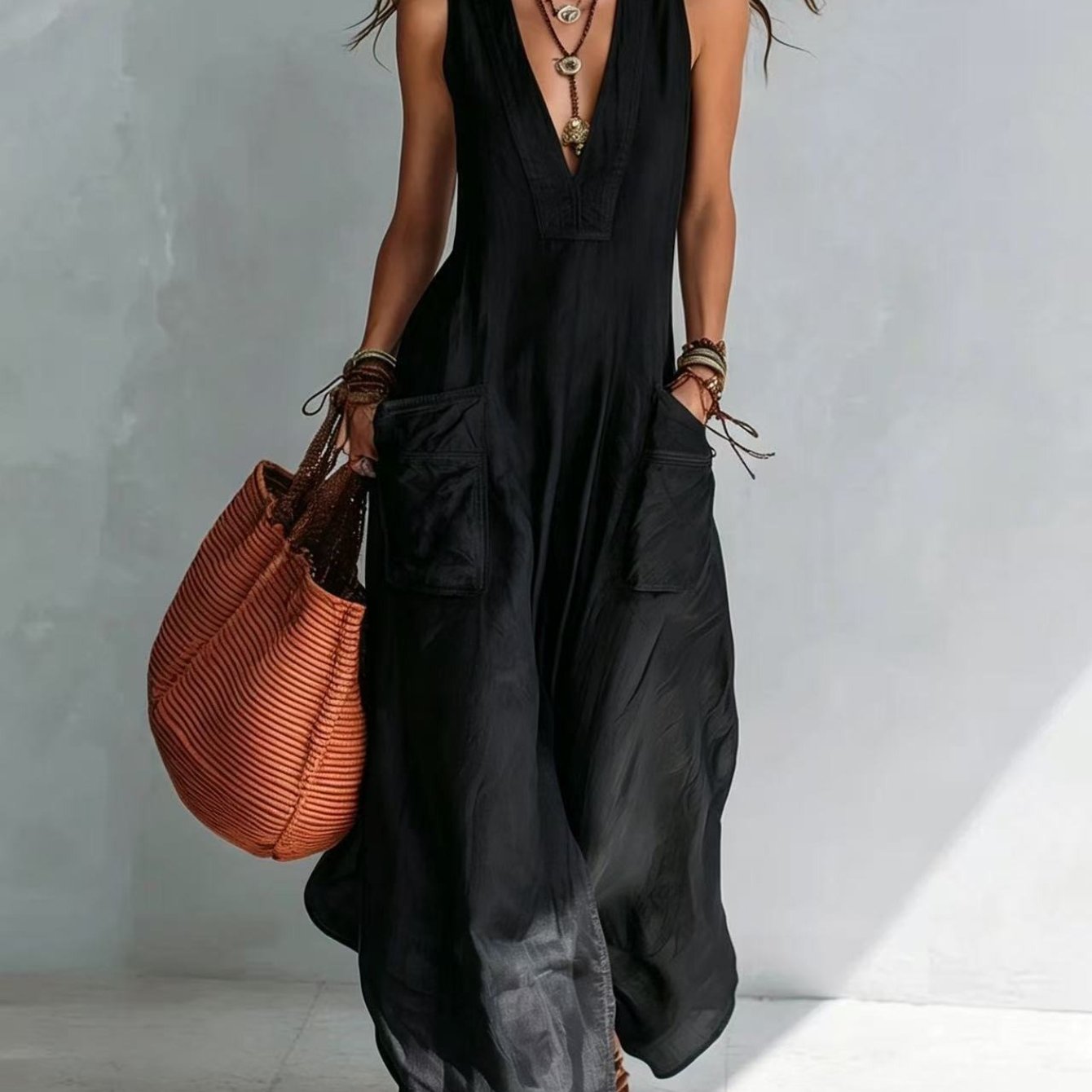 Eleonor | Mouwloze jumpsuit