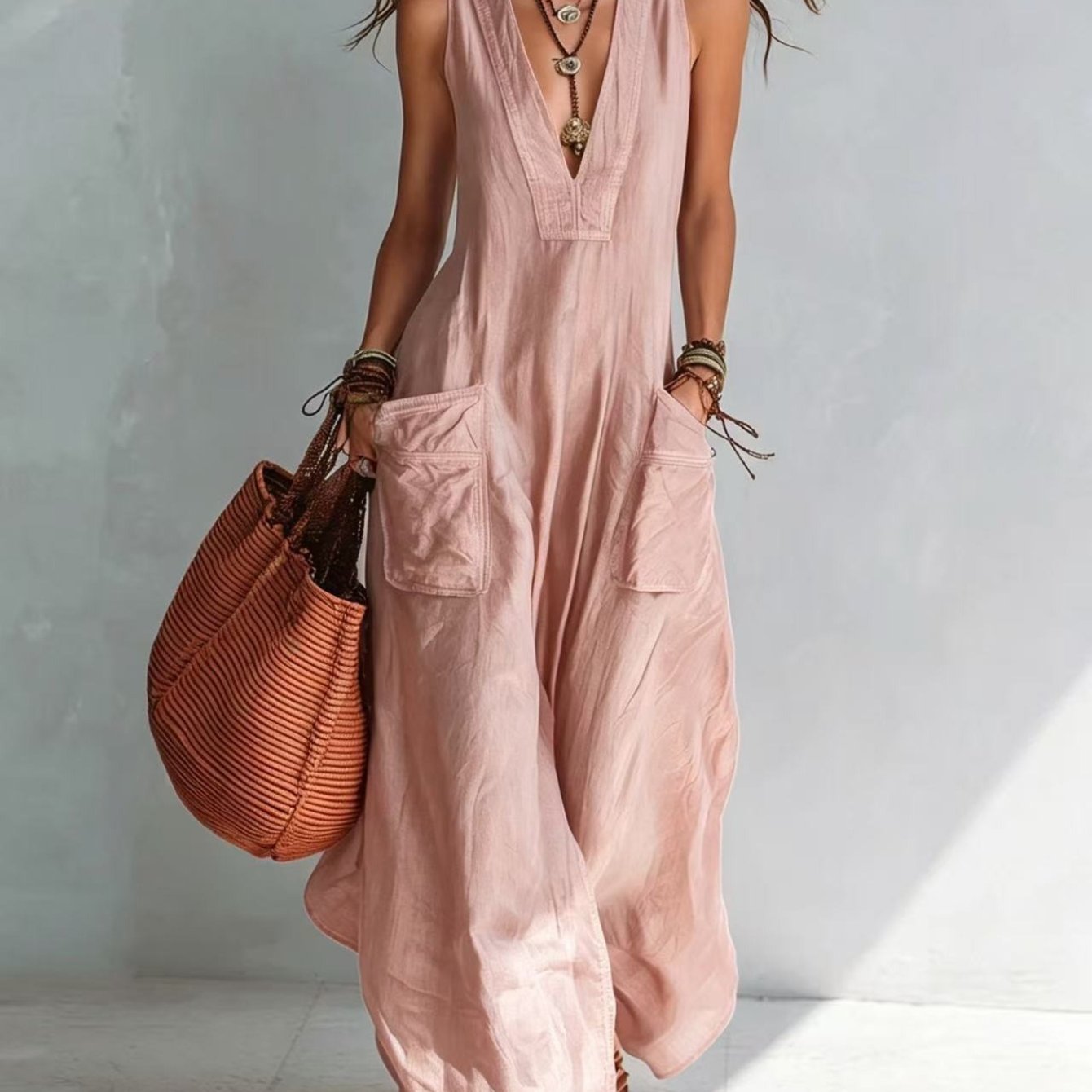 Eleonor | Mouwloze jumpsuit