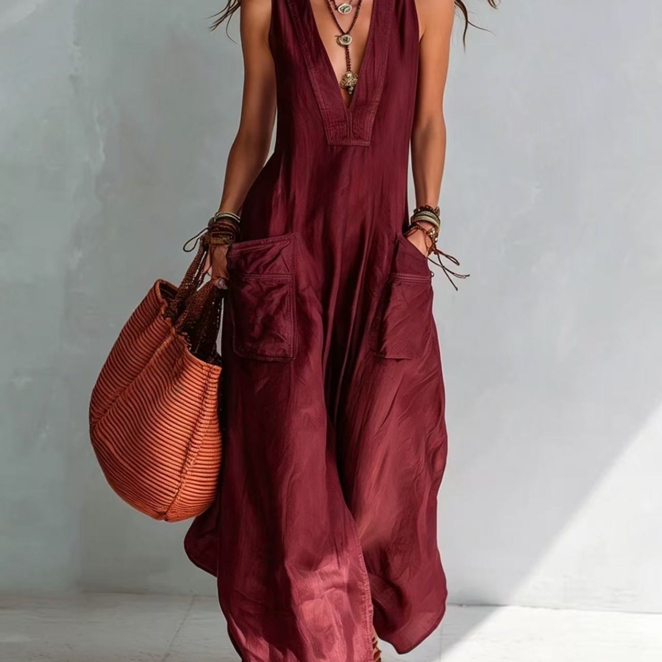 Eleonor | Mouwloze jumpsuit