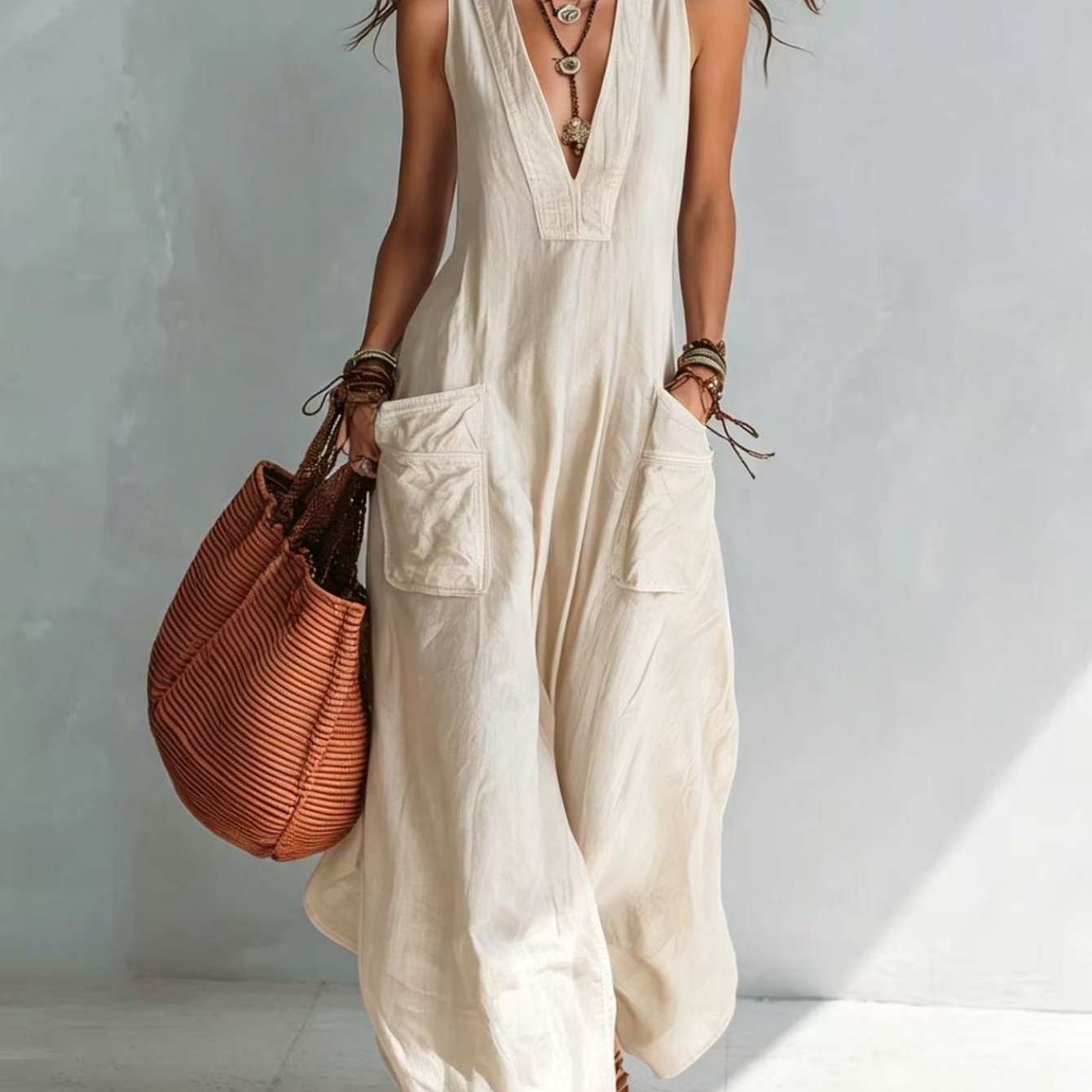 Eleonor | Mouwloze jumpsuit