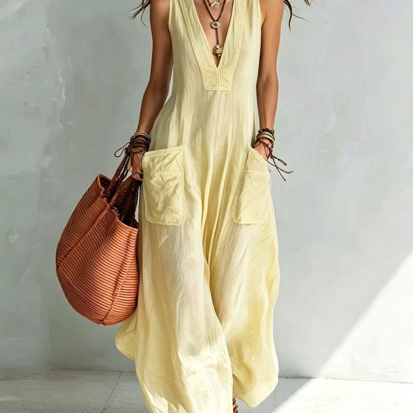 Eleonor | Mouwloze jumpsuit