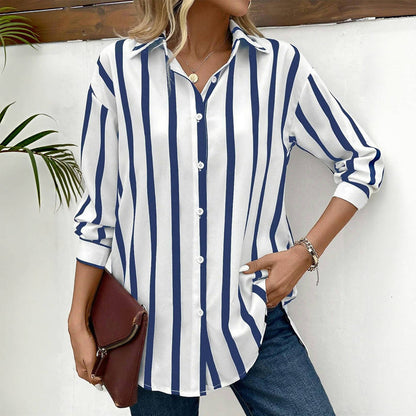 Daisy | Stribet bluse