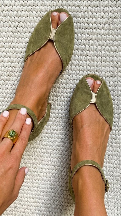 Olivia | Elegante saliekleurige sandalen