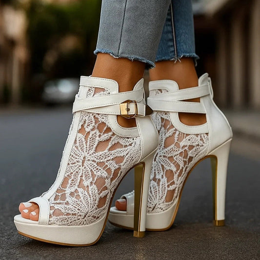 Liliana™ | Elegante kanten pumps