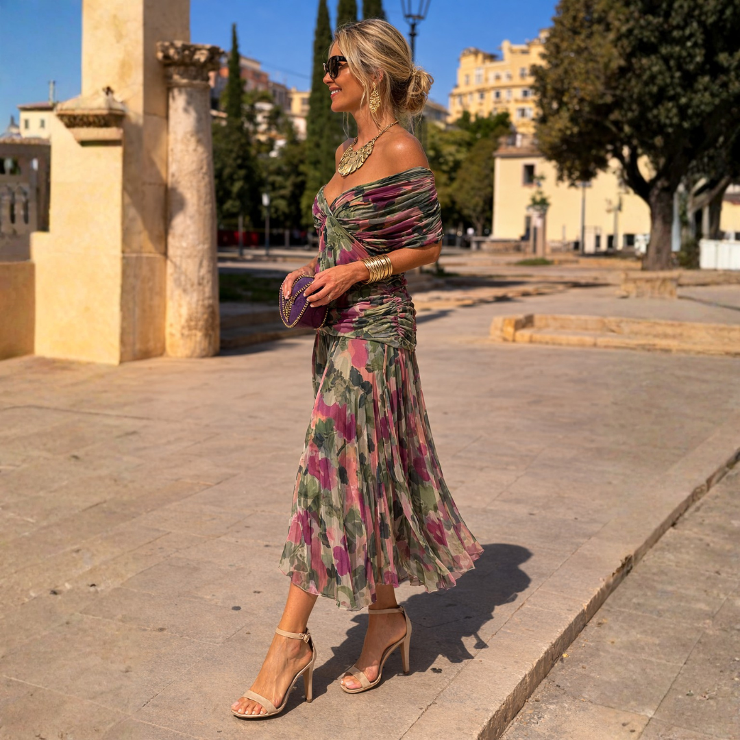 Lydia | chiffon jurk