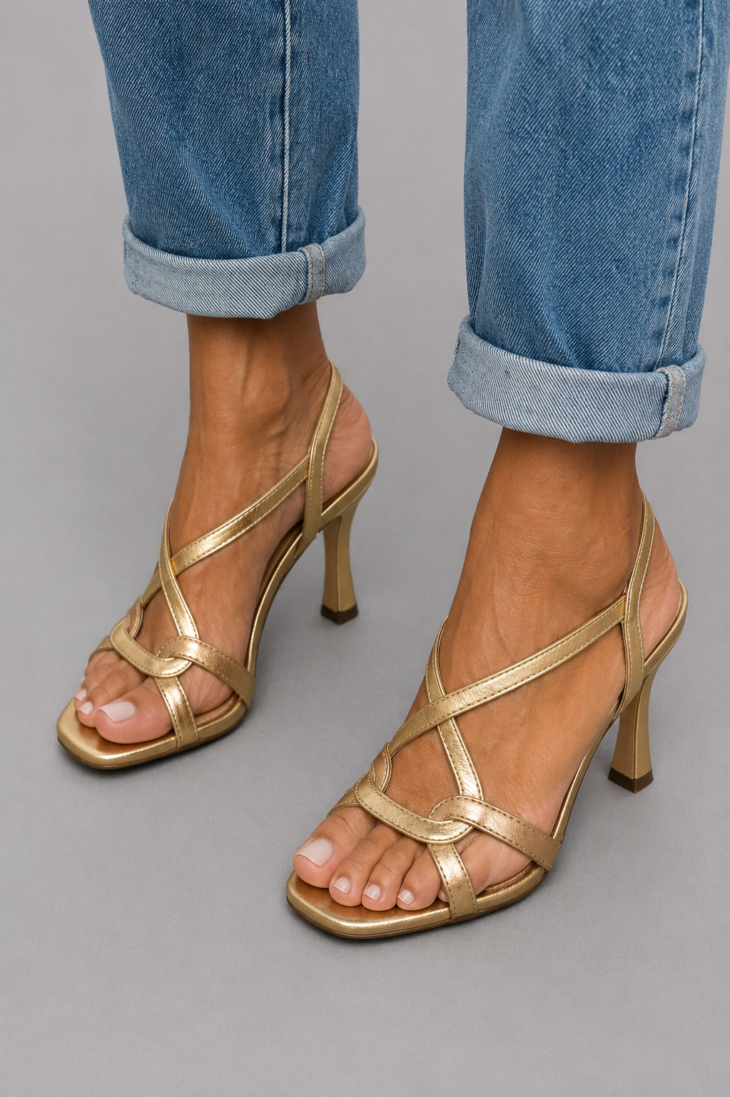 Elisabetta | Gouden Zomerse Sandalen
