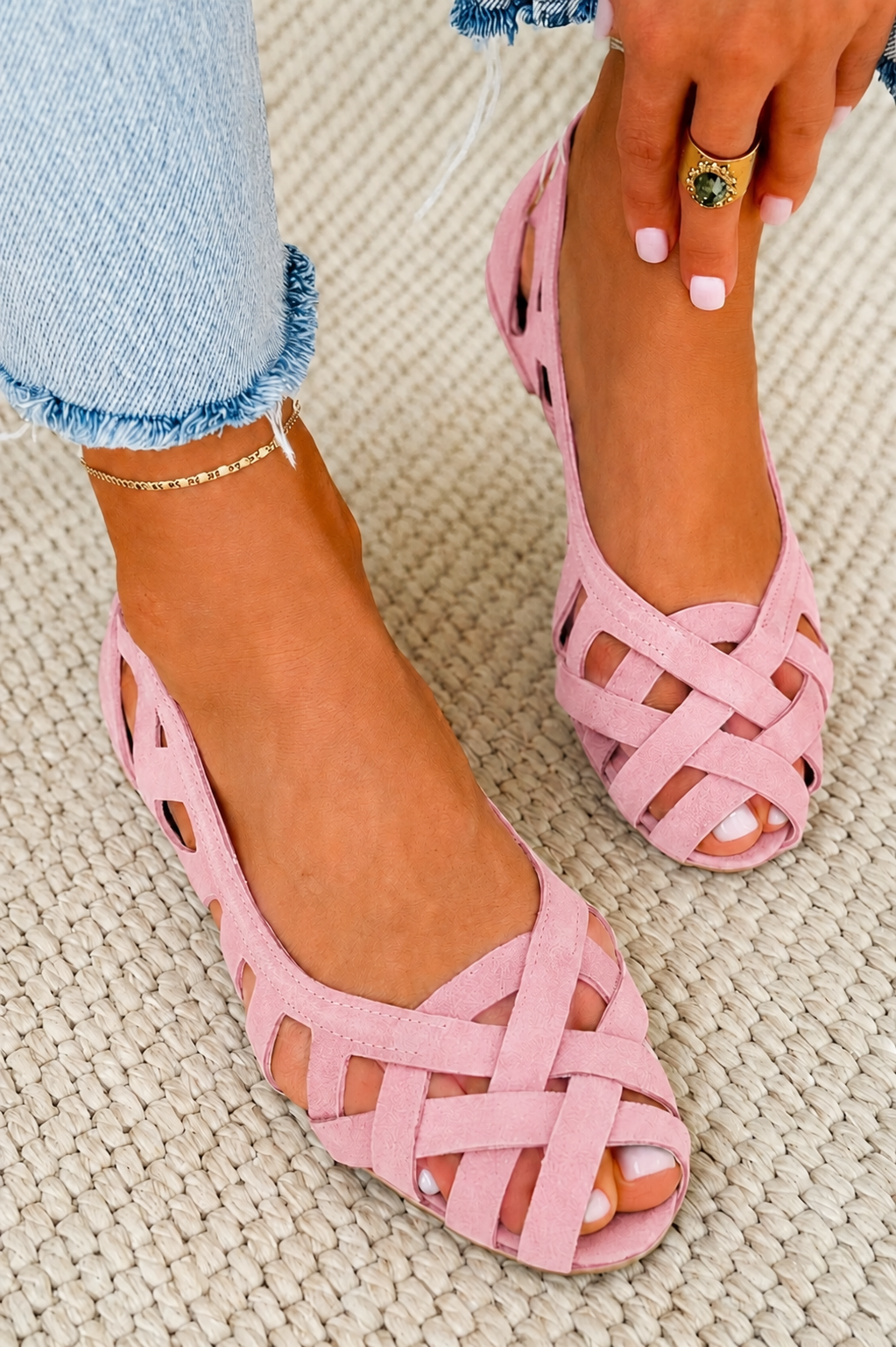 Caterina | Gevlochten Zomersandalen