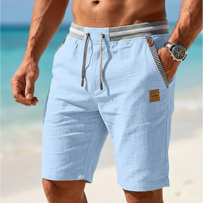 Leonardo | Lichte zomerse shorts met verstelbaar trekkoord
