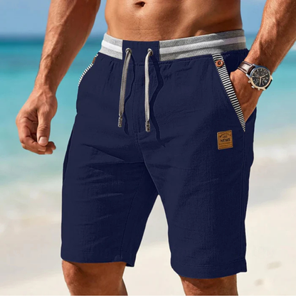 Leonardo | Lichte zomerse shorts met verstelbaar trekkoord