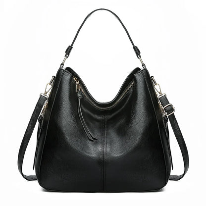 DIDABEAR™ Vintage Stor Kapacitets Læder Hobo Taske