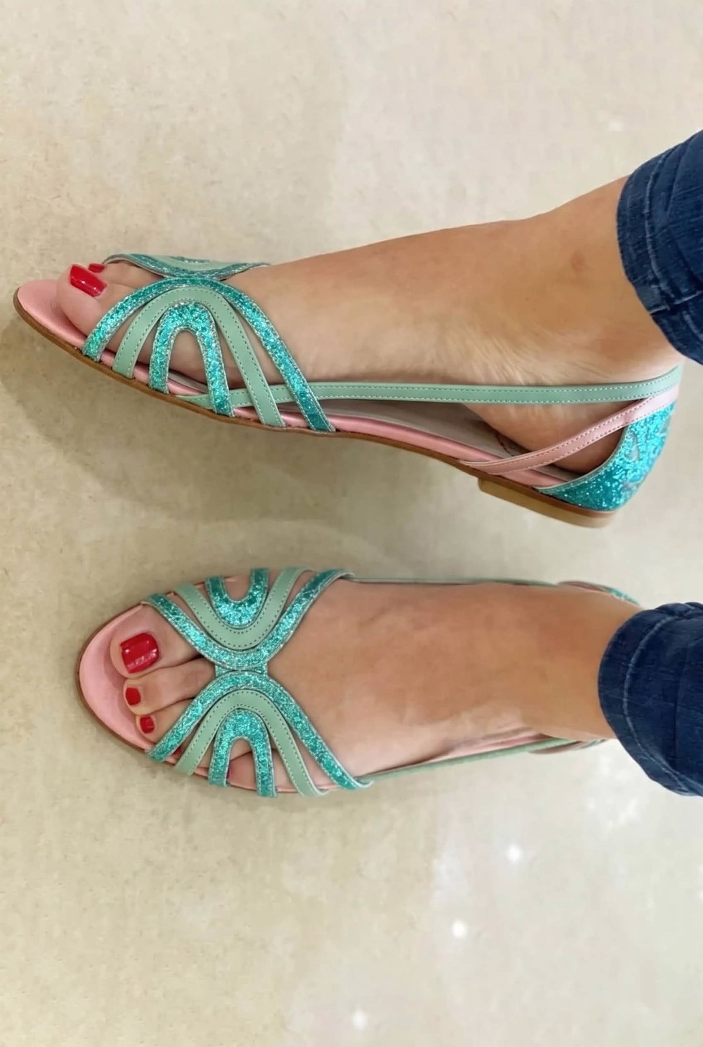 Eleonora | Gouden Zomersandalen