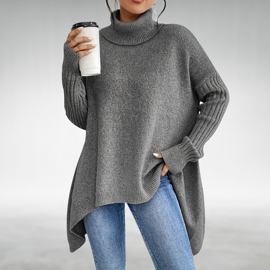 JOANNE | Elegant sweater med høj hals