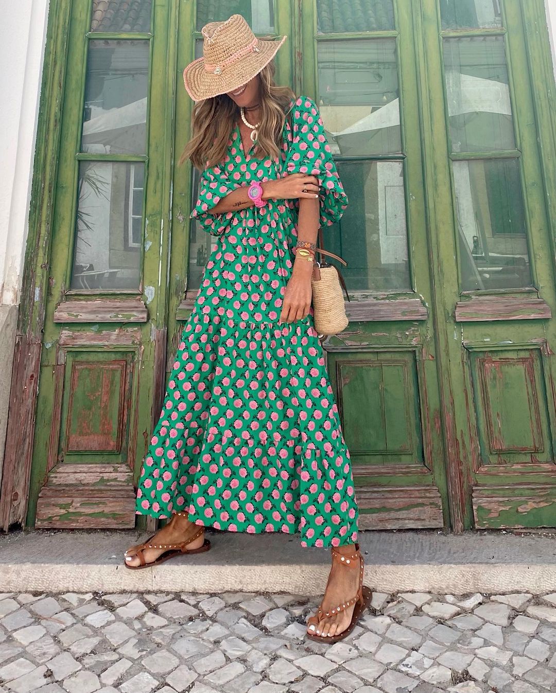 Isabel™ | Boho lange jurk