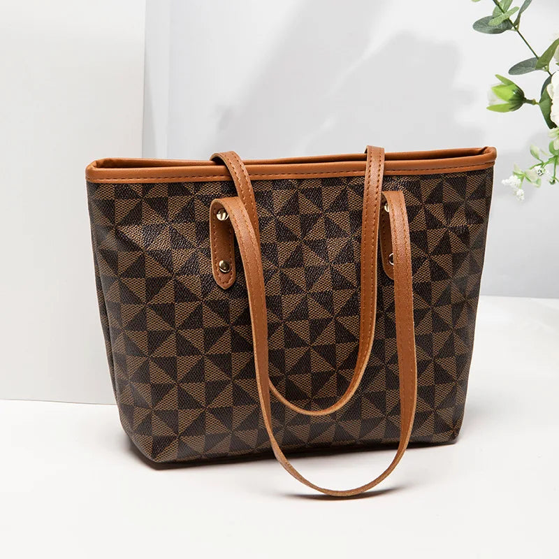 MERCER™ Stor Kapacitets Retro Shopper Taske