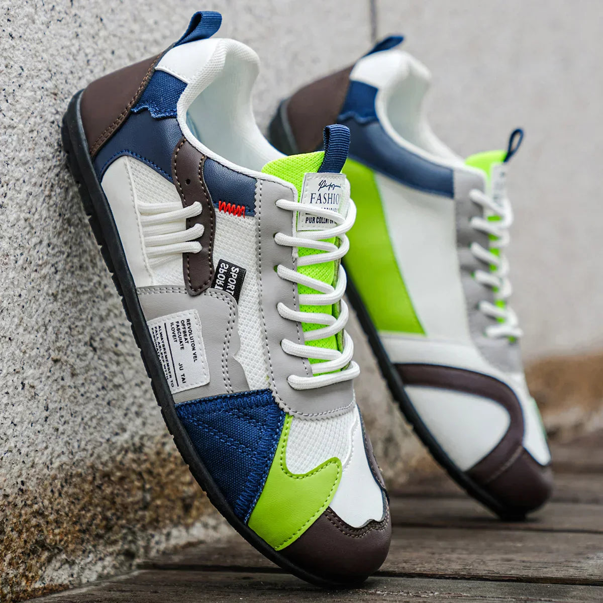 Mark | Kleurrijke retro sneakers