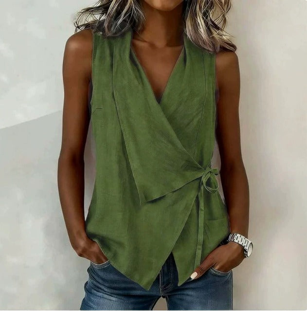 Loretta | Mouwloze Blouse