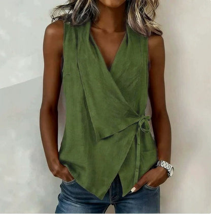 Loretta | Mouwloze Blouse