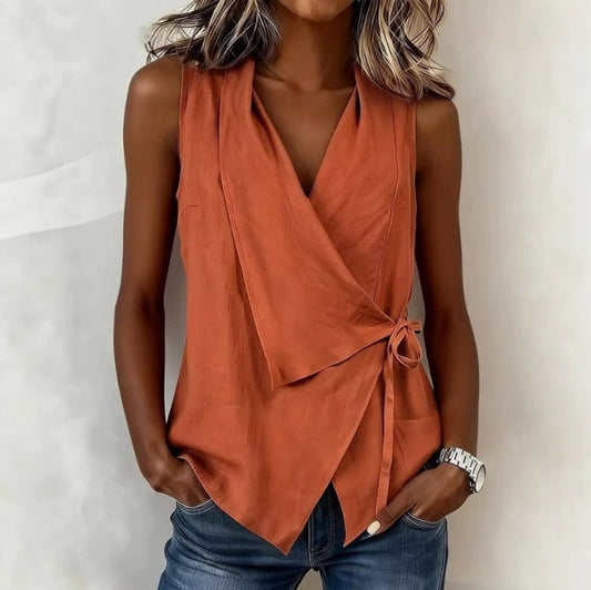 Loretta | Mouwloze Blouse