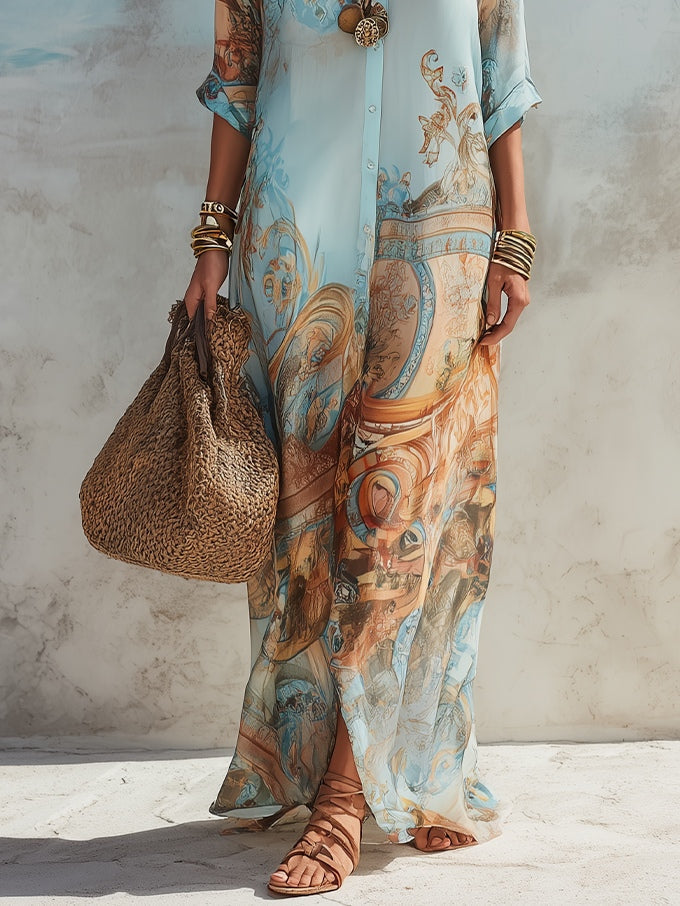 Serena | Jurk in Mediterrane Stijl