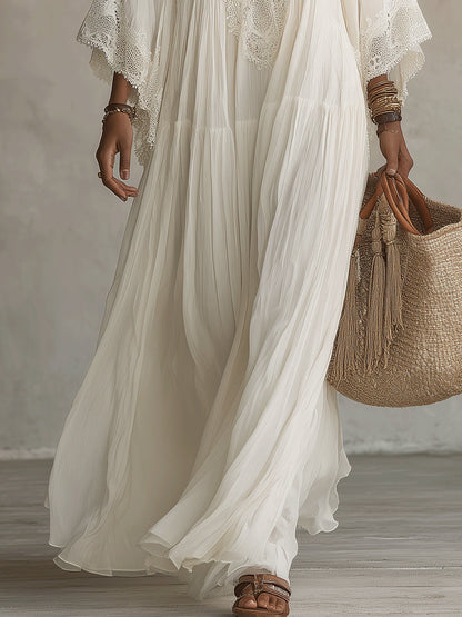 Celeste | Maxi chiffon jurk