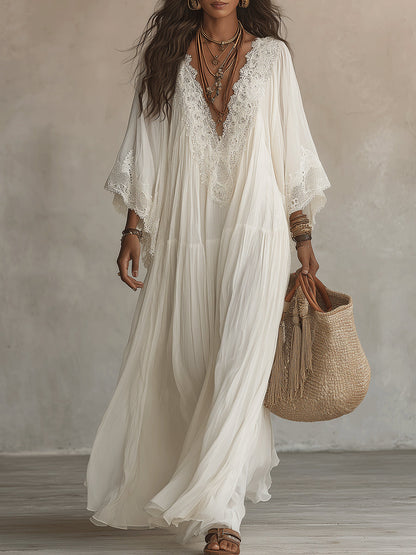 Celeste | Maxi chiffon jurk