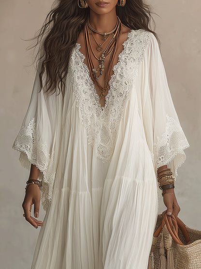 Celeste | Maxi chiffon jurk