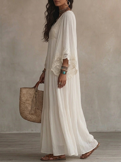 Celeste | Maxi chiffon jurk