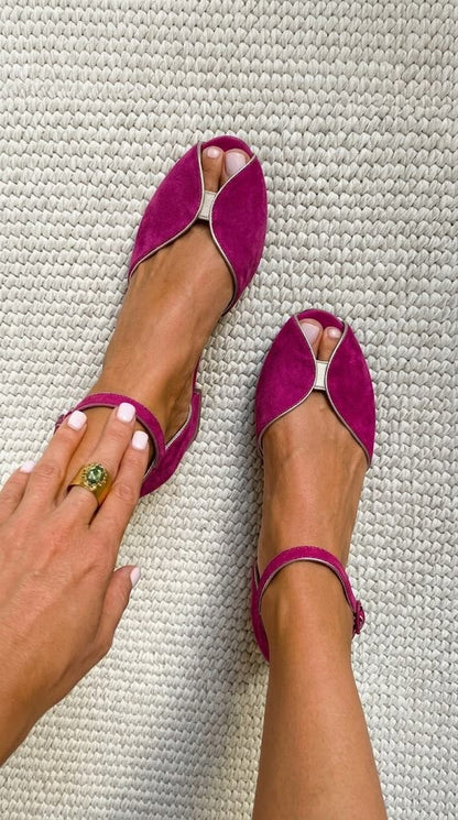 Olivia | Elegante saliekleurige sandalen