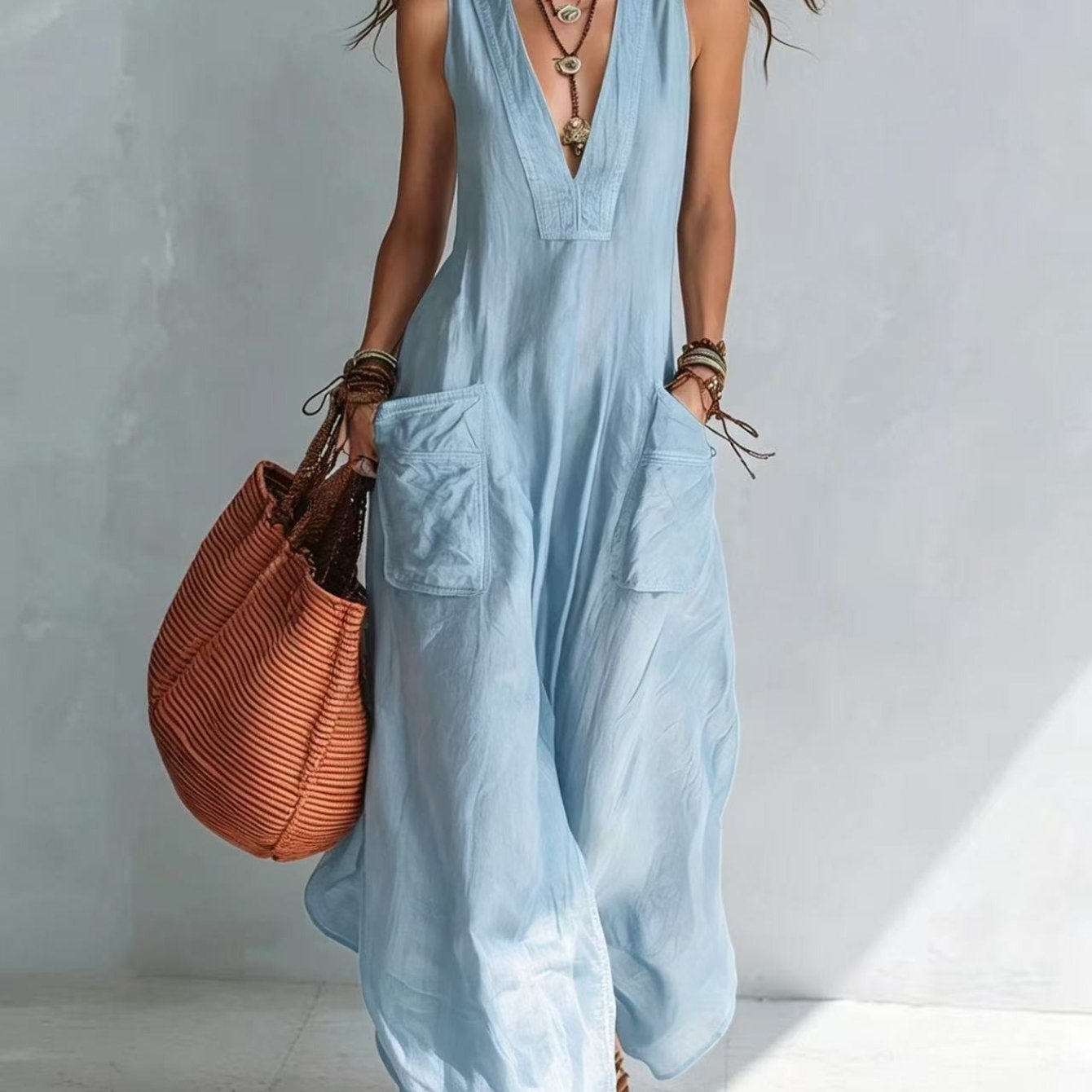 Eleonor | Mouwloze jumpsuit