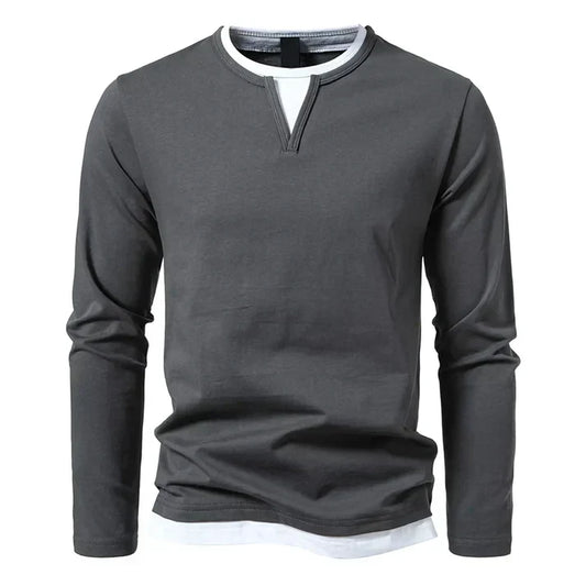 Kasper™ | Premium Longsleeve aus gekämmter Baumwolle