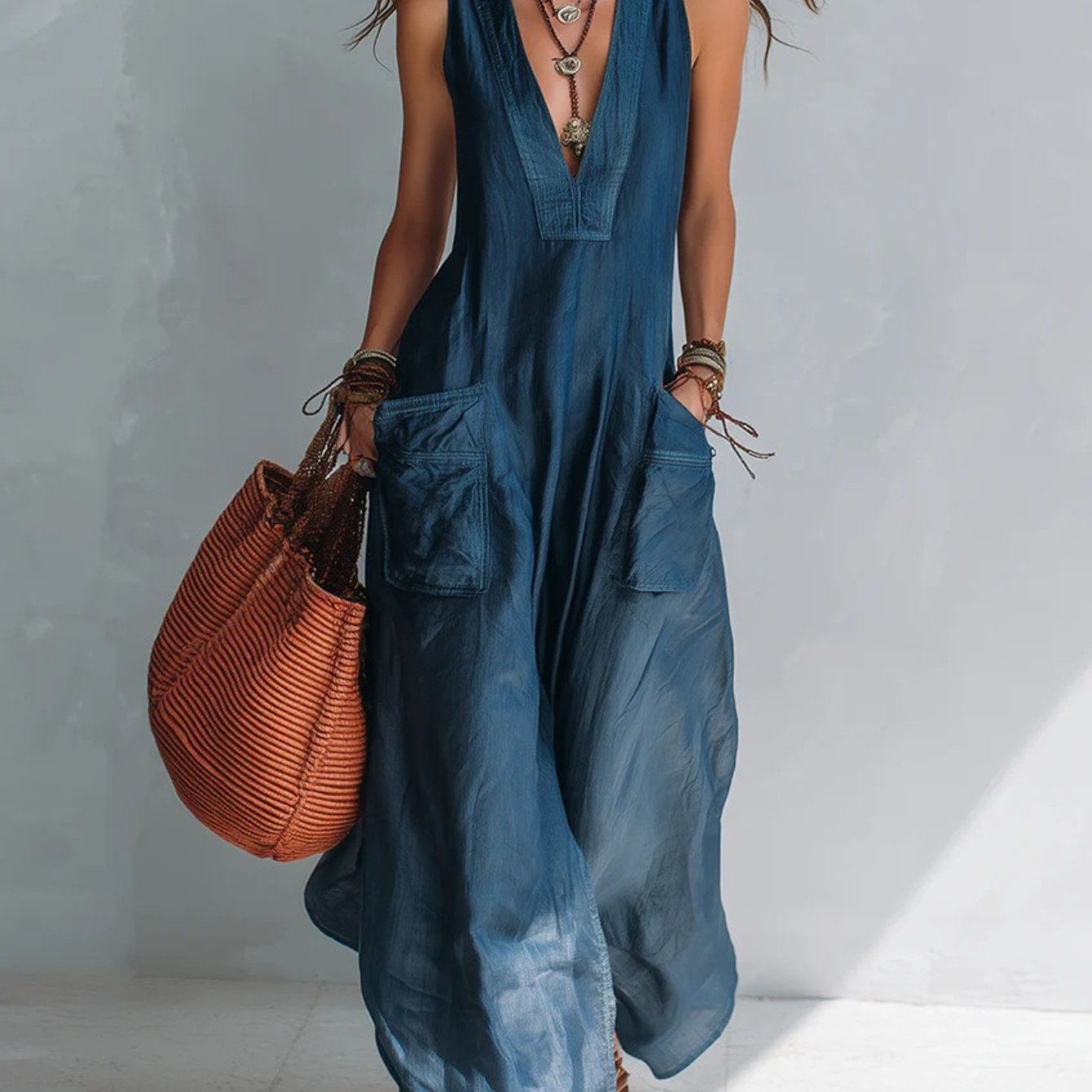 Eleonor | Mouwloze jumpsuit