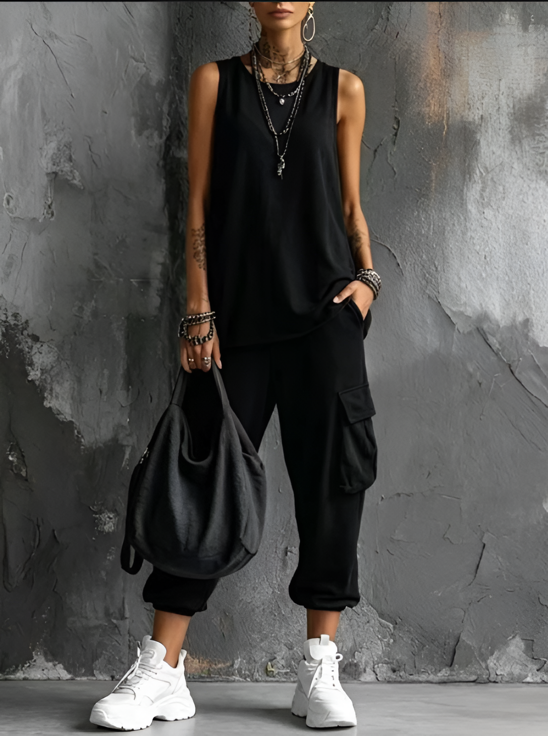 Valentina | Zachte Casual Set met Zakken
