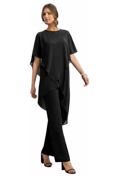 Maria – Elegant chiffon 2-delige set