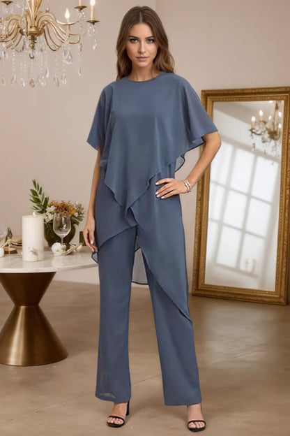 Maria – Elegant chiffon 2-delige set